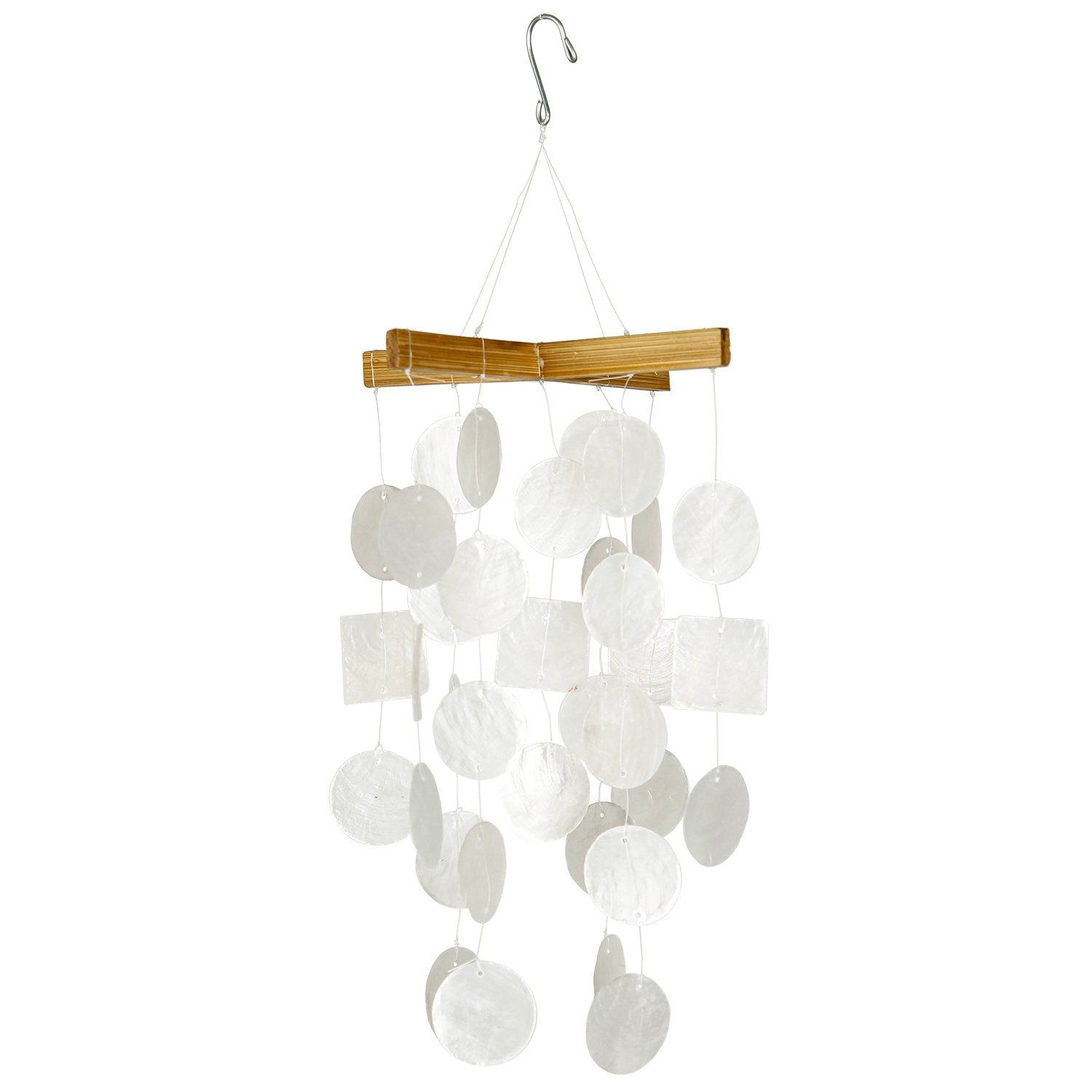 Woodstock Chimes Mini Capiz Chime - White & Reviews - Wayfair Canada